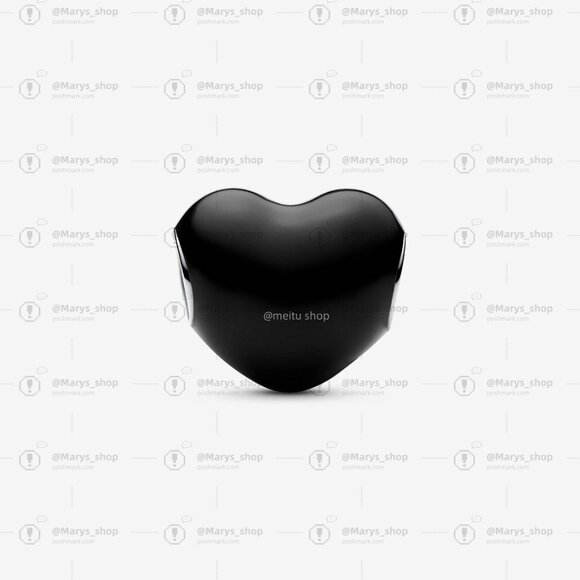 Pandora Black Heart Charm - Picture 2 of 5